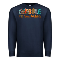 Navy gobble till you wobble Premium Sweatshirt - BarkalooDesign