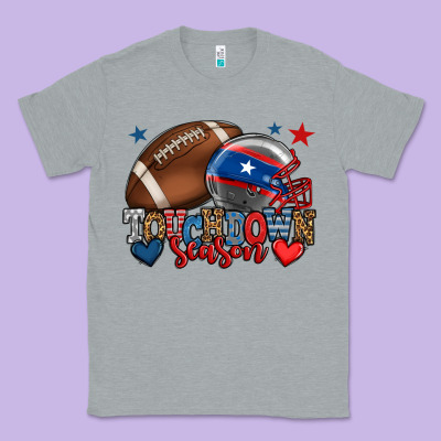 Touchdown Season American Football 4th Of July Classic Tee Designed By Howdyjamesfarm