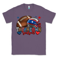 Lavender Touchdown season American football 4th of july Classic Tee - HowdyJamesFarm
