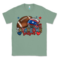 Sage Touchdown season American football 4th of july Classic Tee - HowdyJamesFarm