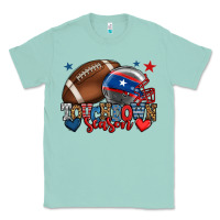 Seafoam Touchdown season American football 4th of july Classic Tee - HowdyJamesFarm