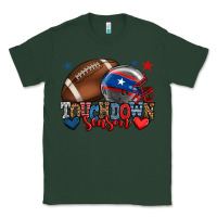 Sports Green Touchdown season American football 4th of july Classic Tee - HowdyJamesFarm