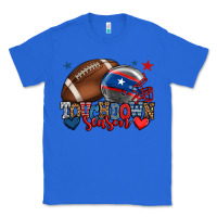 True Royal Touchdown season American football 4th of july Classic Tee - HowdyJamesFarm