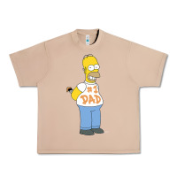 Burro The Simpsons Homer Number 1 Dad Father's Day V2 Urban Heavy Tee - longCreatives