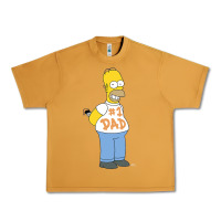 Peanut Butter The Simpsons Homer Number 1 Dad Father's Day V2 Urban Heavy Tee - longCreatives