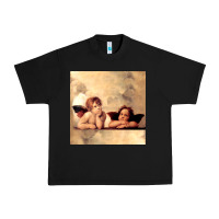 Black angels gift raphael cupid cherubs art valentine angel Urban Heavy Tee - longCreatives