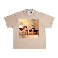 French Oak angels gift raphael cupid cherubs art valentine angel Urban Heavy Tee - longCreatives