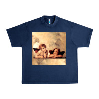 Navy angels gift raphael cupid cherubs art valentine angel Urban Heavy Tee - longCreatives