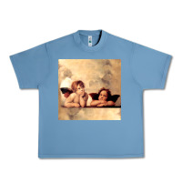 Pebble Blue angels gift raphael cupid cherubs art valentine angel Urban Heavy Tee - longCreatives