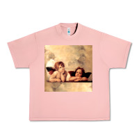 Salmon angels gift raphael cupid cherubs art valentine angel Urban Heavy Tee - longCreatives
