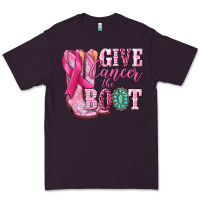 Plum give cancer the boot Premium Tee - NancyCooperArtShop