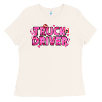 Bone Breast Cancer truck driver Ladies Tee - texasbilliewilder