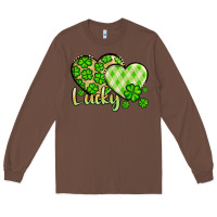 Chestnut St. Patrick's Lucky hearts Long Sleeve Tee - OliviaCreatesArt