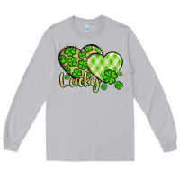 Moon Dust St. Patrick's Lucky hearts Long Sleeve Tee - OliviaCreatesArt