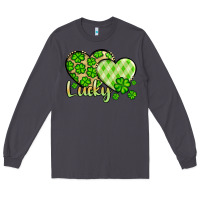 Smoke St. Patrick's Lucky hearts Long Sleeve Tee - OliviaCreatesArt