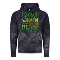 Cloud Black St. Patrick's Blessed women are born in March Vintage Hoodie - OliviaCreatesArt