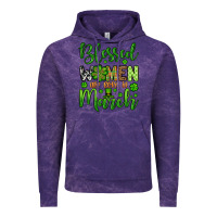 Cloud Purple St. Patrick's Blessed women are born in March Vintage Hoodie - OliviaCreatesArt