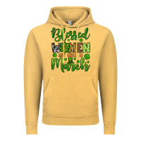 Vintage Mustard St. Patrick's Blessed women are born in March Vintage Hoodie - OliviaCreatesArt