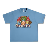 Pebble Blue Baseball gnomies Urban Heavy Tee - HowdyJamesFarm