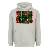 Moon Dust christmas green plaid background Heavyweight Hoodie - BarkalooDesign