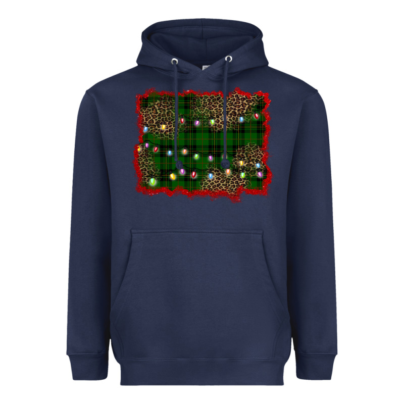 Christmas Green Plaid Background Heavyweight Hoodie by BarkalooDesign | Teevron