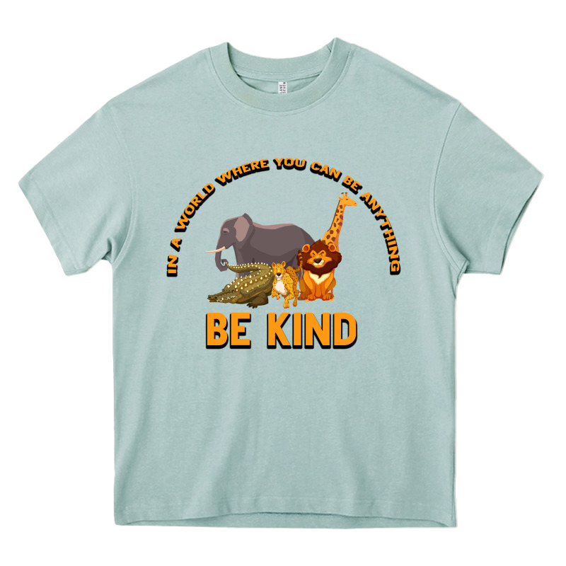 In A World Where You Can Be Anything Bee Kind Heavy Core Tee by Bettercallsaul | Teevron
