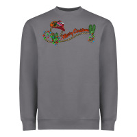 Storm merry christmas western Heavyweight Sweatshirt - CowhideDigitalArt