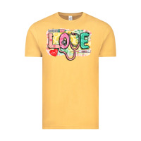 Vintage Mustard love nursing leopard background Vintage Tee - CowGirlArtShop