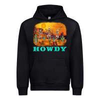 Black western skeleton Urban Hoodie - AdoDesignShop