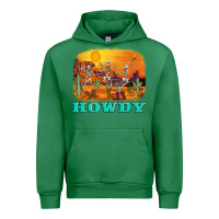 Emerald western skeleton Urban Hoodie - AdoDesignShop