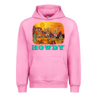 Fuchsia Pink western skeleton Urban Hoodie - AdoDesignShop