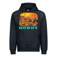 Navy western skeleton Urban Hoodie - AdoDesignShop