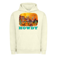 Pigment Pistachio western skeleton Urban Hoodie - AdoDesignShop