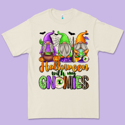 Halloween With My Gnomes Premium Tee Designed By Texasbilliewilder