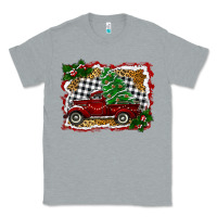 Heather Grey Christmas Truck With Christmas Tree Classic Tee - RanaPortraitStore