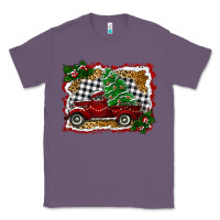 Lavender Christmas Truck With Christmas Tree Classic Tee - RanaPortraitStore