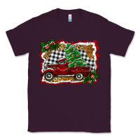 Plum Christmas Truck With Christmas Tree Classic Tee - RanaPortraitStore