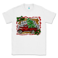 White Christmas Truck With Christmas Tree Classic Tee - RanaPortraitStore