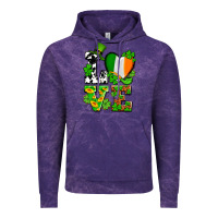 Cloud Purple Love St. Patrick's Vintage Hoodie - OliviaCreatesArt