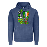 Vintage Denim Love St. Patrick's Vintage Hoodie - OliviaCreatesArt