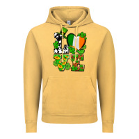 Vintage Mustard Love St. Patrick's Vintage Hoodie - OliviaCreatesArt