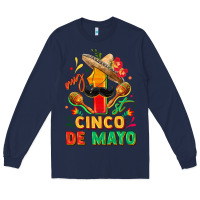 Navy My first cinco de mayo Long Sleeve Tee - FaDigitalArtStudio