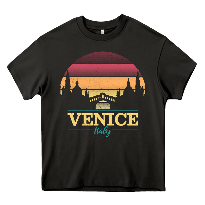 Venice Italy   Vintage Retro Italian Travel Souvenir Gift Pullover Hoo Heavy Core Tee by longCreatives | Teevron