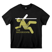 Black The Backrooms graphic Heavy Core Tee - longCreatives