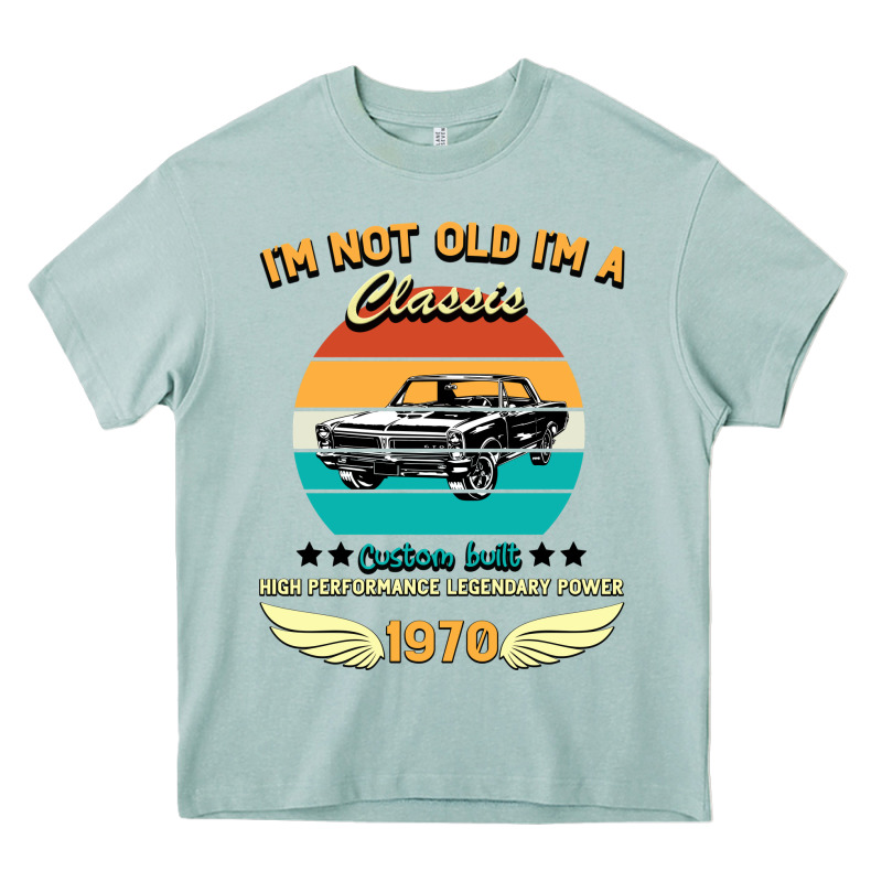 Vintage 50th Birthday I'm Not Old I'm A Classic Born In 1970 Heavy Core Tee by Bettercallsaul | Teevron