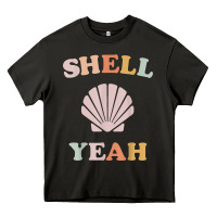 Asphalt vintage retro shell yeah beach tropical vacation gifts t shirt Heavy Core Tee - longCreatives