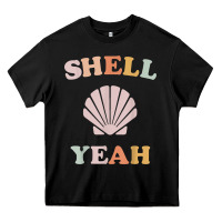 Black vintage retro shell yeah beach tropical vacation gifts t shirt Heavy Core Tee - longCreatives
