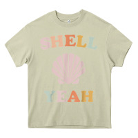 Mossy vintage retro shell yeah beach tropical vacation gifts t shirt Heavy Core Tee - longCreatives