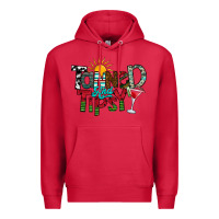 Cardinal Tanned And Tipsy Premium Hoodie - CowhideDigitalArt