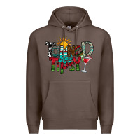 Coffee Tanned And Tipsy Premium Hoodie - CowhideDigitalArt